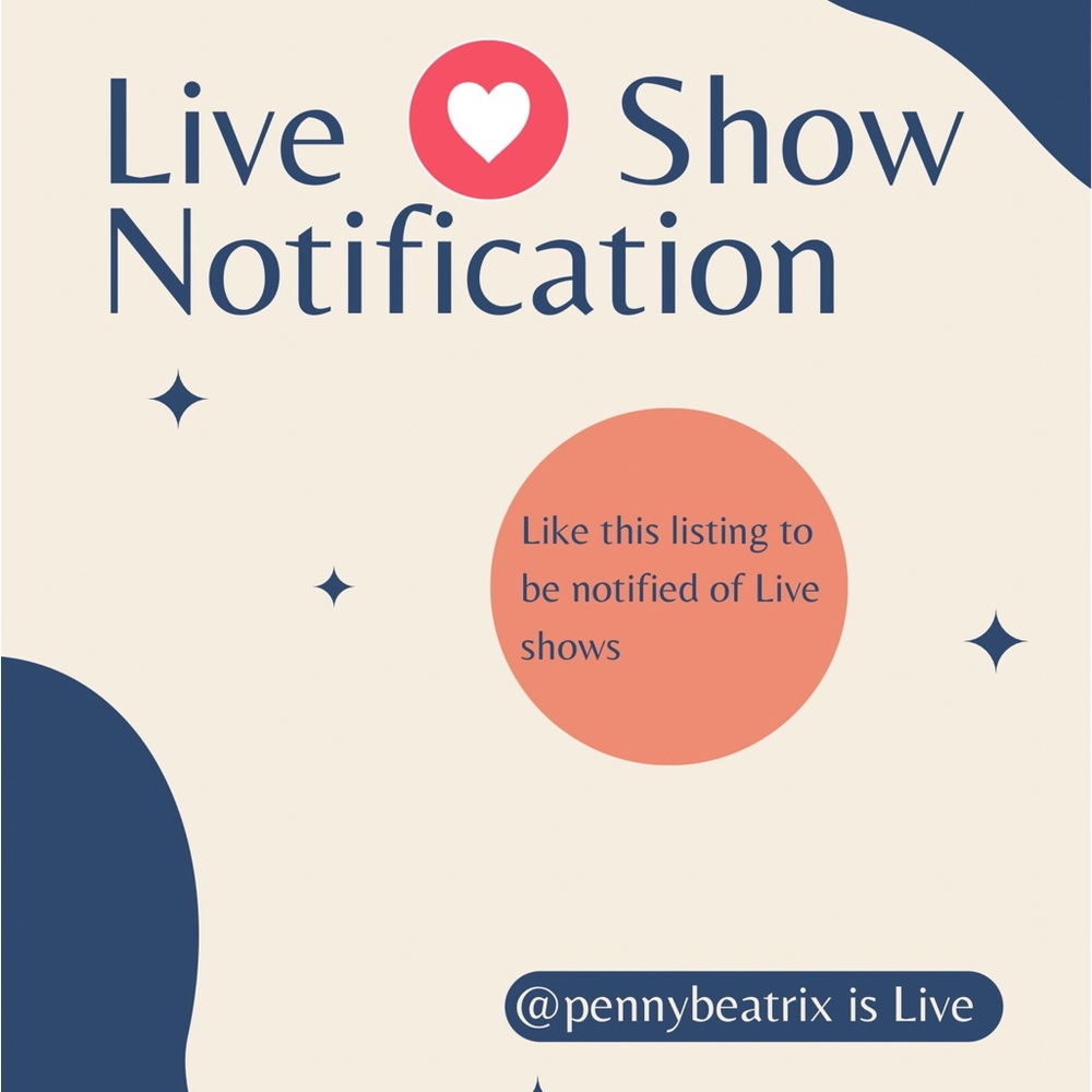 ✨ Live Show Notification ✨